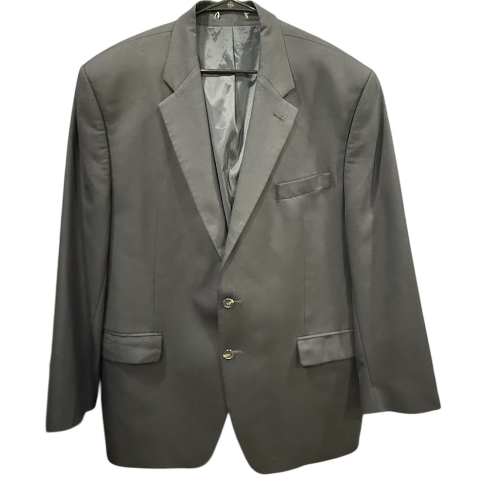 Lauren Ralph Lauren Blazer Mens 46R Navy Blue Wool Sport Coat Suit Jacket